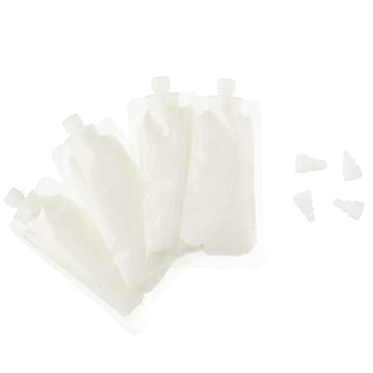 6 Pack: White Whipped Clay Kit by Craft Smart&#xAE;